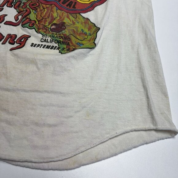 Vintage 80s The US Festival T Shirt L 18x26 Grateful Dead Fleetwood Mac 1982 - Picture 7 of 13